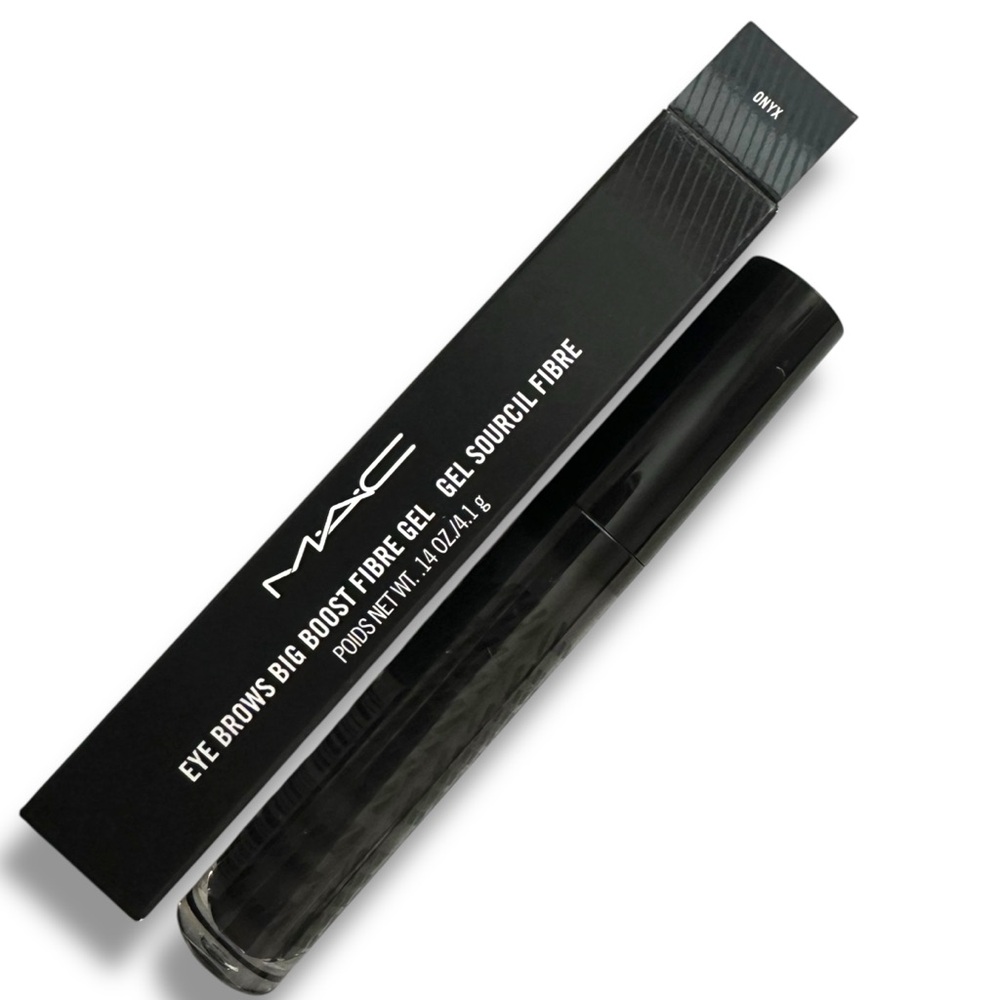 Mac MAC Eye Brows Big Boost Tinted Brow Gel In Onyx Full Size New